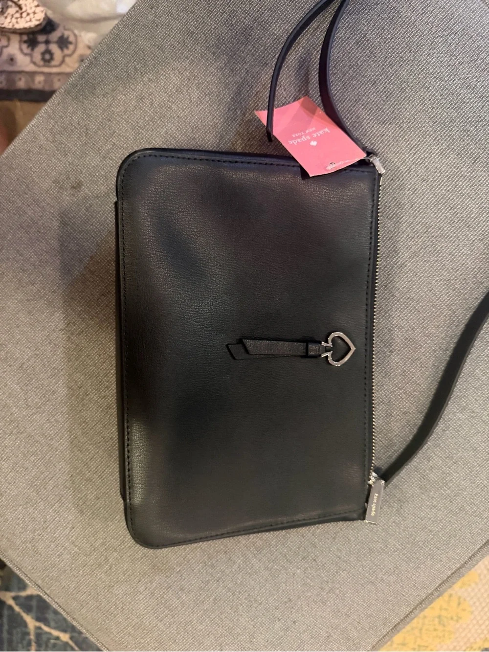 Kate Spade medium black leather crossbody